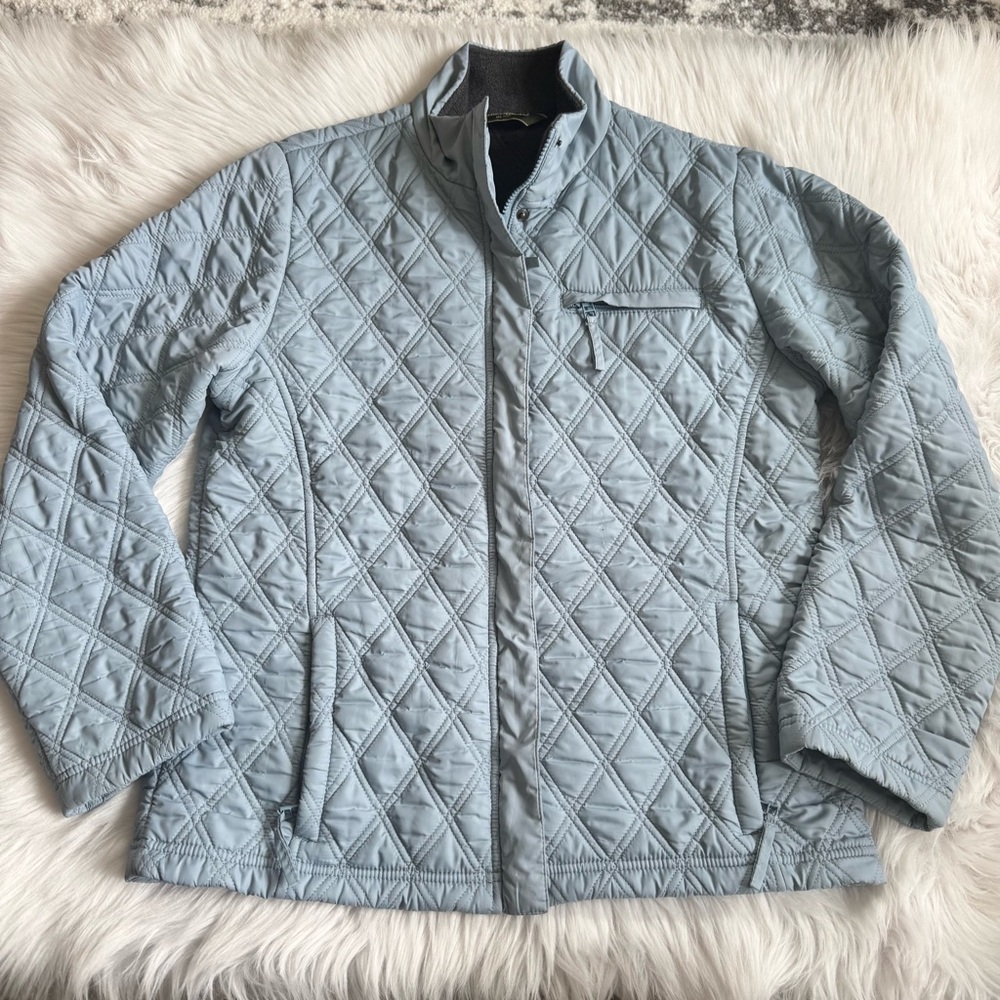 Eddie Bauer Blue Lightweight Quilted Jacket